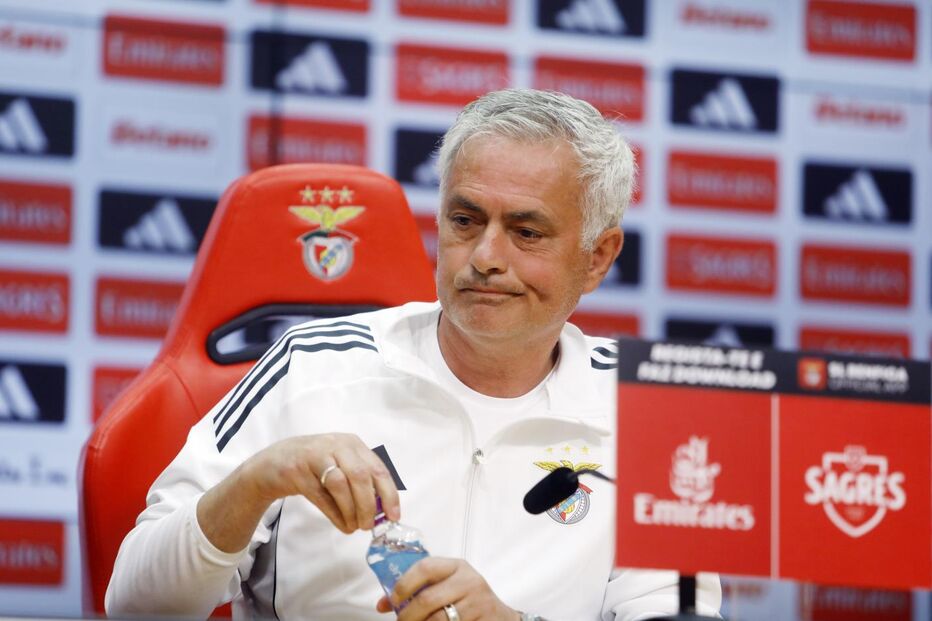 José Mourinho na conferência de imprensa