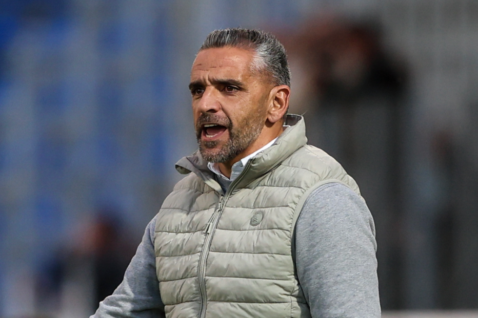 Rui Borges, treinador do Sporting, durante o jogo com o Alverca