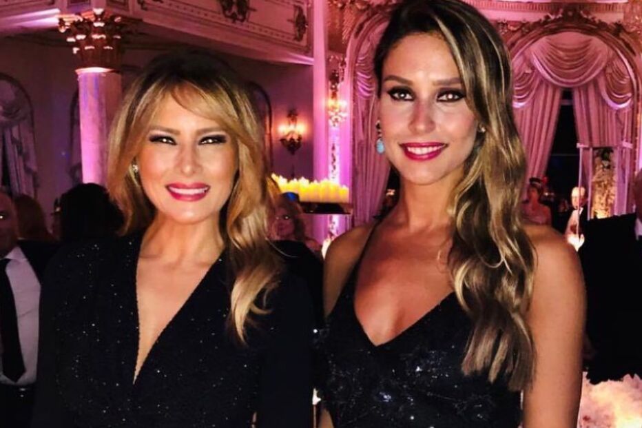 Amanda Ungaro e Melania Trump