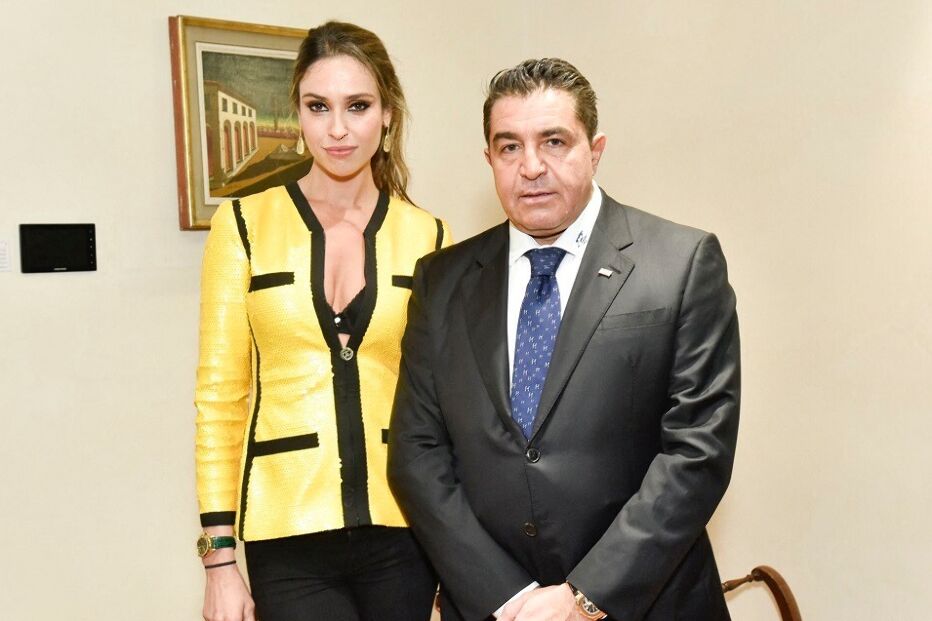 Amanda Ungaro e Paolo Zampolli