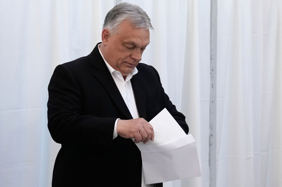 Primeiro-ministro da Hungria, Viktor Órban, vota nas eleições legislativas do país
