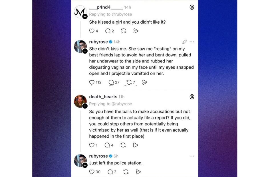 Ruby Rose sobre Katy Perry 