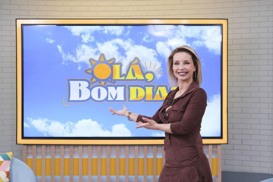 Luciana Abreu, apresentadora do programa 'Olá, Bom Dia!