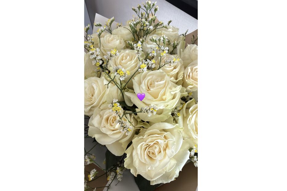 Cristina Ferreira mostra bouquet de flores