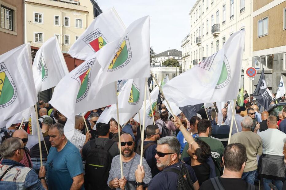 Manifestação forças de segurança