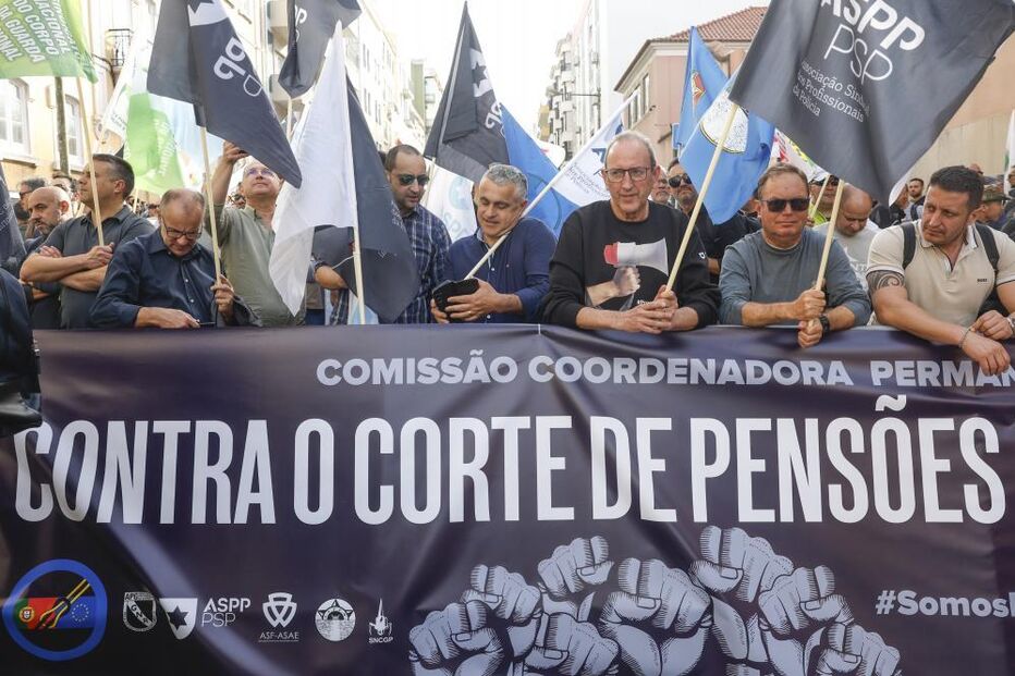Manifestação forças de segurança