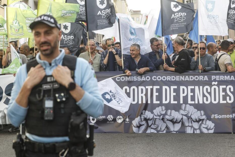 Manifestação forças de segurança