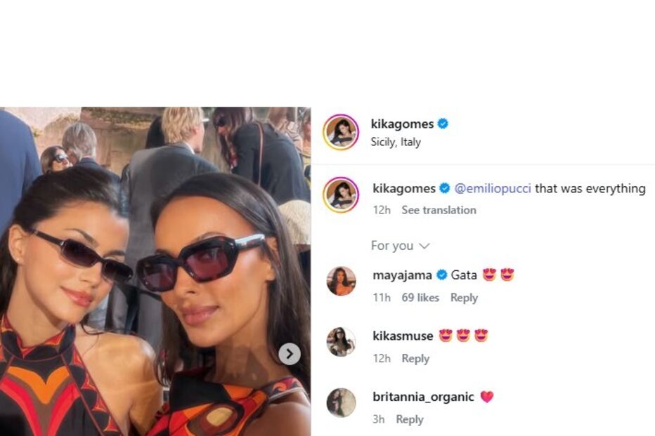 Maya Jama e Kika Cerqueira Gomes