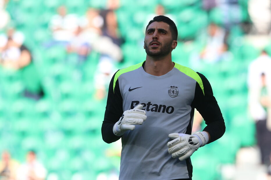 Rui Silva nos preparativos para o dérbi Sporting-Benfica em Alvalade