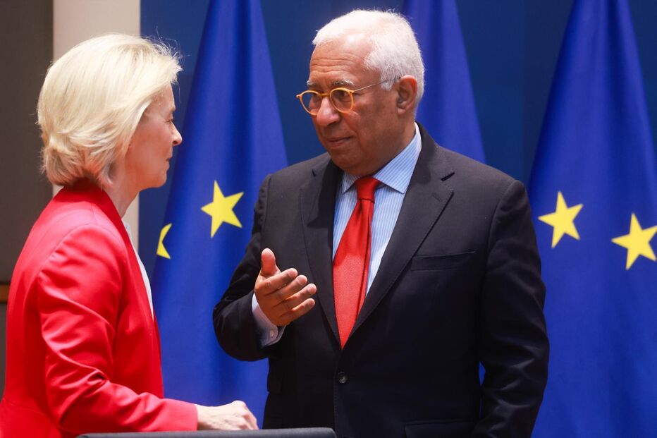 Ursula von der Leyen e António Costa