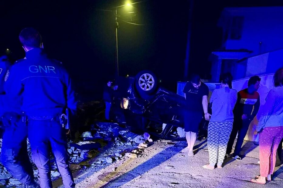 Despiste de carro em Ribeirão