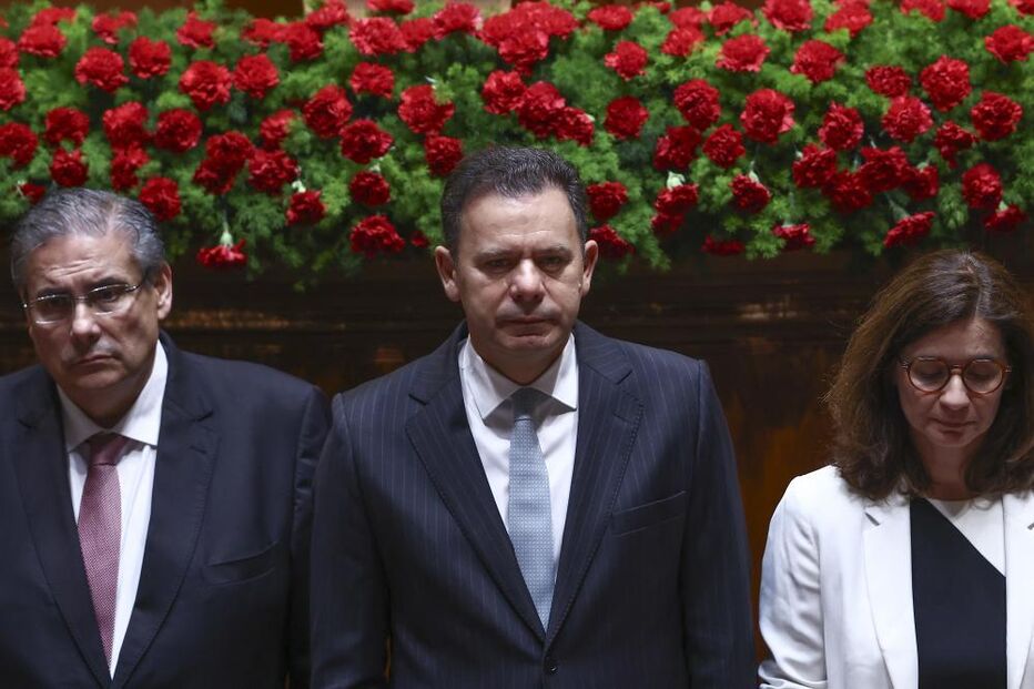 Montenegro na cerimónia em honra do 25 de Abril 2026