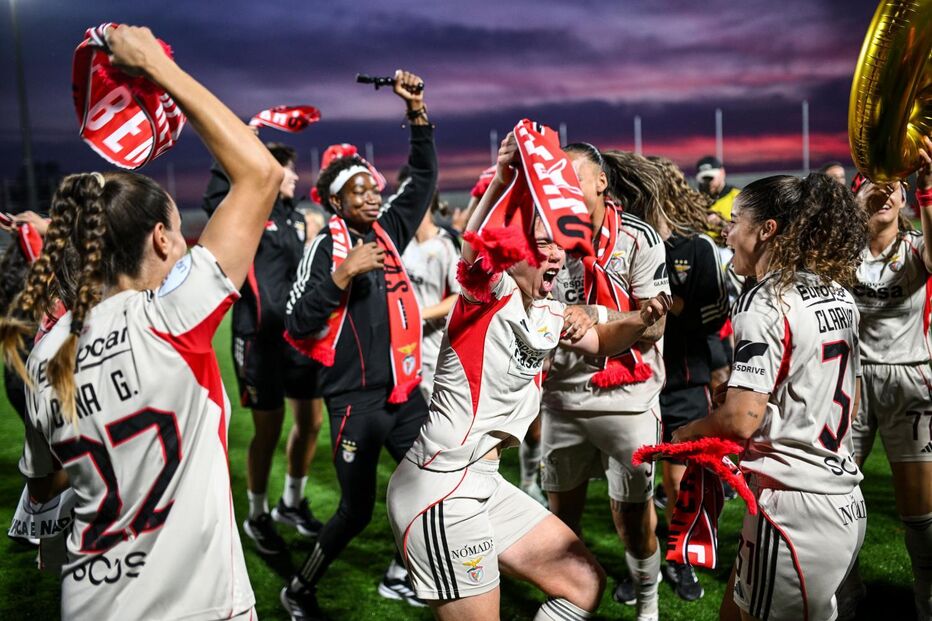 Benfica hexacampeão nacional feminino de futebol ao vencer em Braga