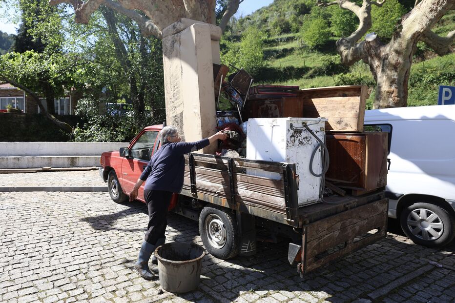 Cheias em Arganil causam inundações graves em Benfeita
