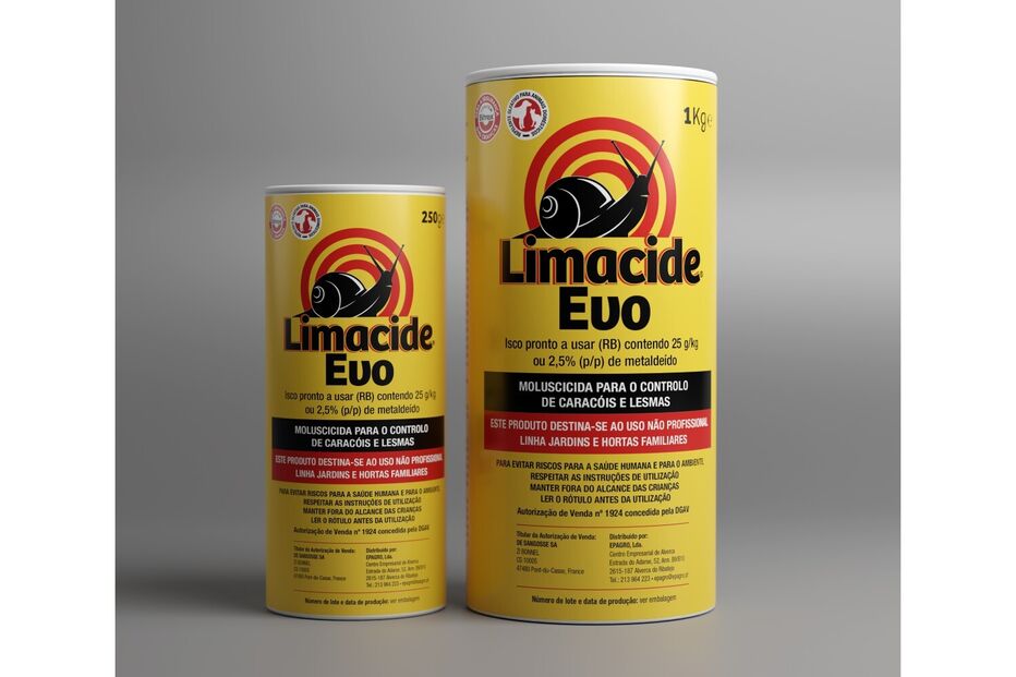 Limacide Evo é um moluscicida para controlo de caracóis e lesmas em jardins