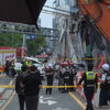 <![CDATA[ Imagens mostram aparato no local onde ponte colapsou na Coreia do Sul. Há três mortos ]]>