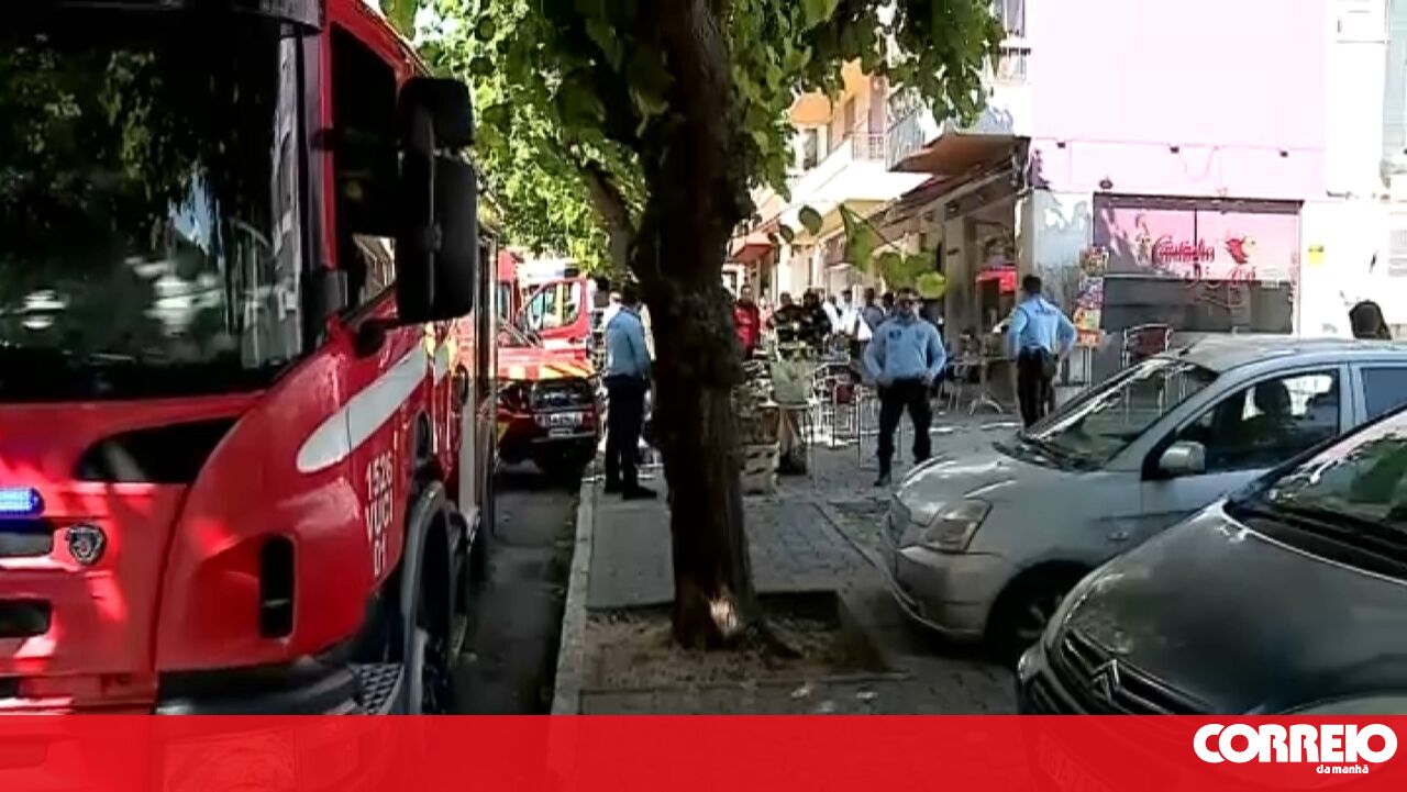 Explosão em café no Seixal causa feridos e mobiliza dezenas de operacionais