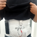 Equipamento era dessimulado na roupa e foi apreendido