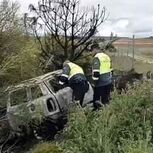 Condutor português morre carbonizado em despiste em autoestrada espanhola