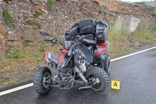 Moto-quatro despista-se e abalroa dois carros em Braga. Três pessoas ficaram feridas