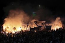 Adeptos festejam vitória do FC Porto