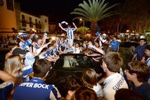 Adeptos festejam vitória do FC Porto no Funchal