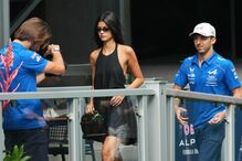Francisca Cerqueira Gomes e Pierre Gasly