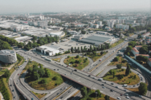 Nó de Francos e zona industrial atualmente