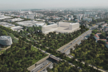Imagem virtual do que se pretende para o nó de Francos e zona industrial