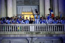 Festa do FC Porto na Invicta com a taça, jogadores celebram o título