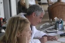 Yair Lapid e Yael German em reunião