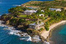 Vista aérea da propriedade que pertenceu a Jeffrey Epstein, nas Ilhas Virgens Americanas