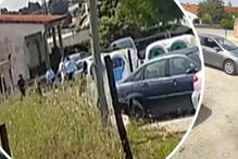 O momento em que o casal que abandonou os dois irmãos em Alcácer do Sal é detido