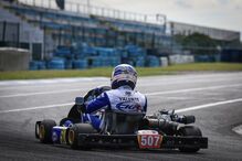 Pedro Valente, piloto de karts que teve um acidente e ficou com problemas motores 