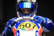 Pedro Valente, piloto de karts que teve um acidente e ficou com problemas motores 