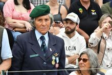 Ex-paraquedistas presentes