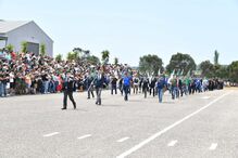 Militares em desfile