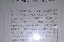 Comandante Ricardo Pastos perde confiança da direção dos Bombeiros de Cabo Ruivo