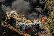 Incêndio em Òrrius, Barcelona