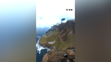 Imagens mostram salto de paraquedista britânico em missão médica para a ilha de Tristão da Cunha