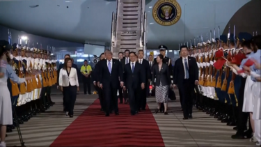 Trump chega a Pequim para reunião com Xi Jinping