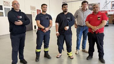 Bombeiros da Figueira da Foz que sofreram acidente receberam alta