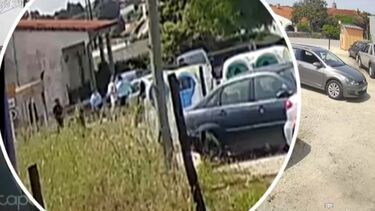 O momento em que o casal que abandonou os dois irmãos em Alcácer do Sal é detido