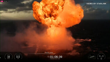 Starship da SpaceX explode após amaragem no Oceano Índico