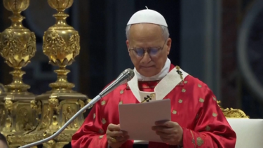 Papa Leão XIV reza durante missa de Pentecostes para que a humanidade seja salva “do mal da guerra”