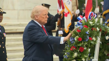 Trump assinala Dia da Memória com homenagem a soldados norte-americanos