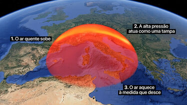 Cúpula de calor coloca Portugal sob alerta. Veja como o fenómeno atua 