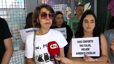 “Queremos melhores condições”: Pais em protesto na Escola Básica de São Lázaro em Braga