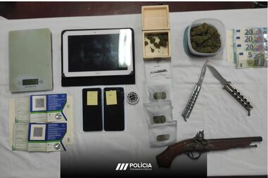 PSP detém suspeito de tráfico de droga em Chaves e apreende material