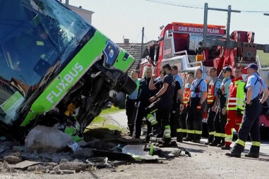 Vários feridos em despiste de autocarro na Eslováquia